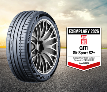 Giti Tire Lanza la Nueva Generación GitiSportS2+ con Calificación ‘Ejemplar’ de AutoBild