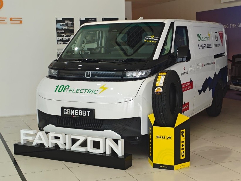 Giti Tire Powers Commercial Electric Mobility with GitiVan V61 as Original Tires on Farizon SuperVan