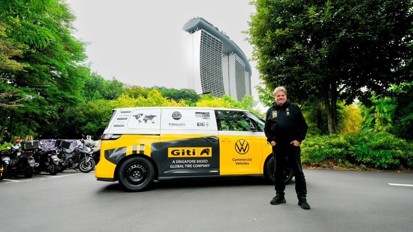 Giti Tire Powers Rainer Zietlow’s Record-Breaking ID. Buzz Journey in Singapore