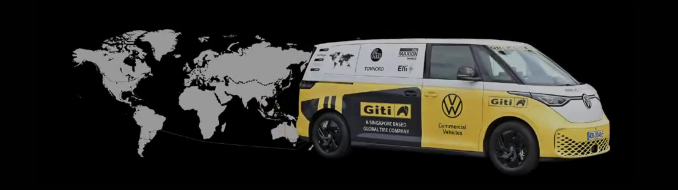 Giti Tire Impulsiona Volkswagen ID. Buzz em Turnê Histórica de Recorde Mundial do Guinness com Veículo Elétrico