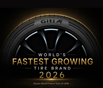Giti clasificada entre las 10 marcas de neumáticos más valiosas del mundo y nombrada la marca de neumáticos de más rápido crecimiento en 2026