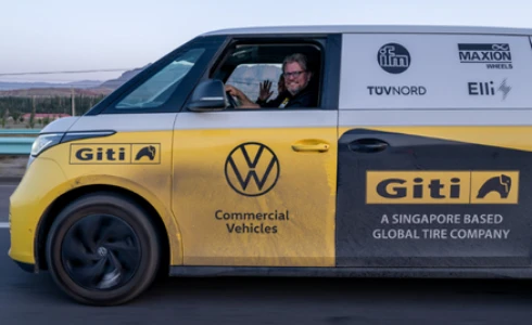 Giti Tire Powers Volkswagen ID. Buzz in Historic Guinness World Record EV Tour