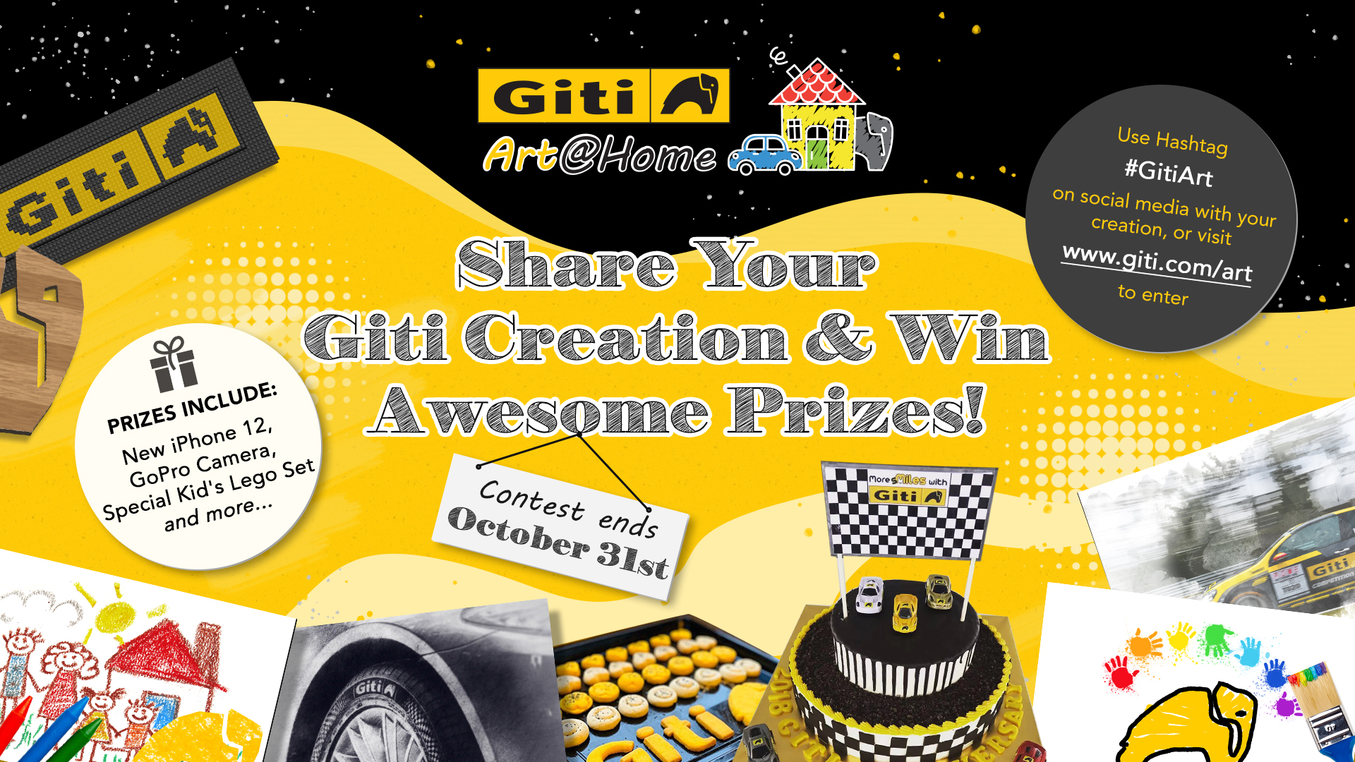 Giti Tire Celebrates October Anniversary Month with 'Giti Art@Home' Contest